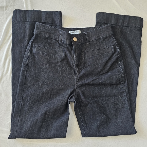 Nine West Denim - Nine‎ West Women's Charcoal Flare Jeans